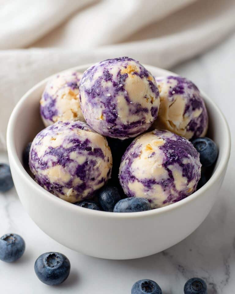 Blueberry Cheesecake Protein Bites Recipe