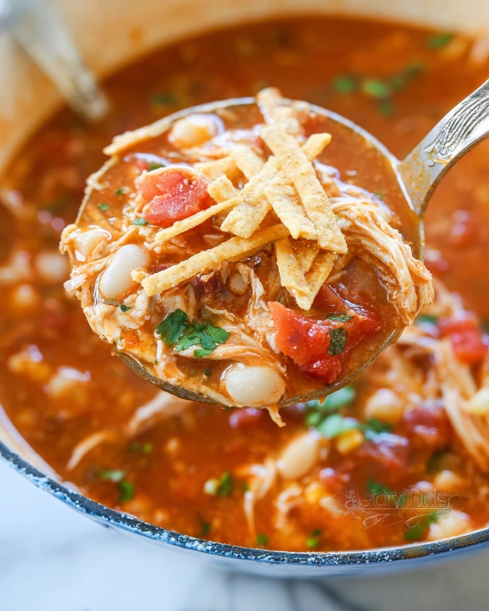 Southwest Chicken Soup {Chili's Copycat} Recipe - Recipe Image