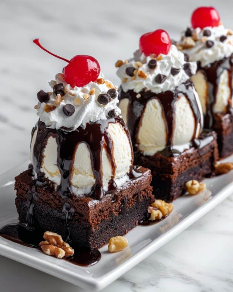 Brownie Ice Cream Sundae Recipe